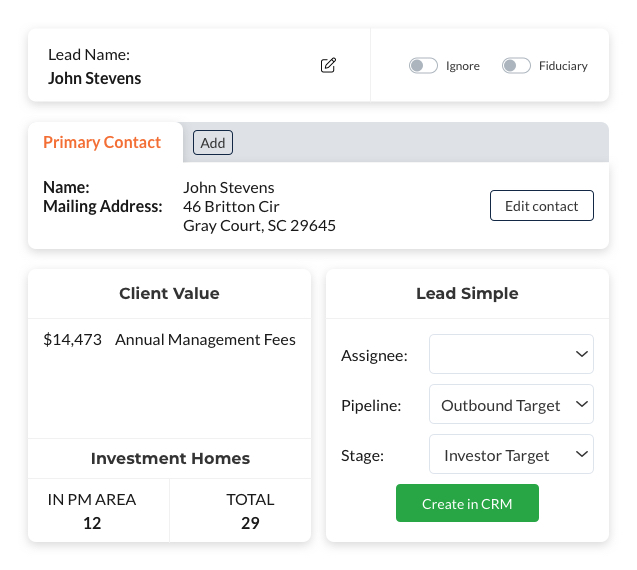 Integrated CRM